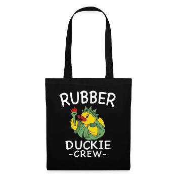 Rubber Duck Yellow Duck Crew Bathing Ducks Ducks - Tote Bag - black - Front