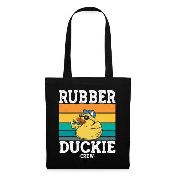 Rubber Duck Yellow Duck Crew Bathing Ducks Ducks - Tote Bag - black - Front