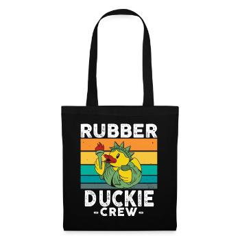 Rubber Duck Yellow Duck Crew Bathing Ducks Ducks - Tote Bag - black - Front
