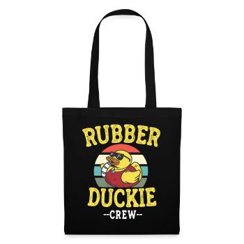 Rubber Duck Yellow Duck Crew Bathing Ducks Ducks - Tote Bag - black - Front