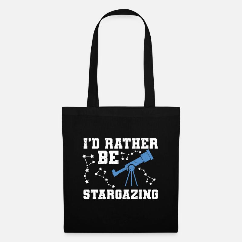 Stargazer Gift Kosmologie Stargazing - Stoffbeutel - Schwarz