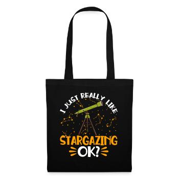 Stargazer Poison Cosmologie Observation des étoiles - Sac en tissu - noir - Devant