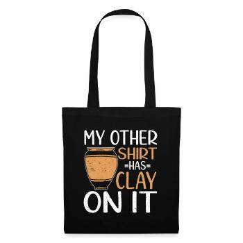 Ceramic Oven Cermaicist Ceramic Clay Oven Pot - Tote Bag - black - Front