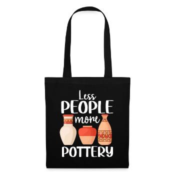 Ceramic Oven Cermaicist Ceramic Clay Oven Pot - Tote Bag - black - Front