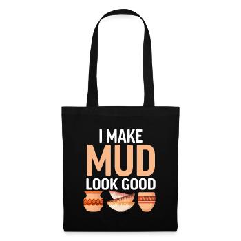 Ceramic Oven Cermaicist Ceramic Clay Oven Pot - Tote Bag - black - Front