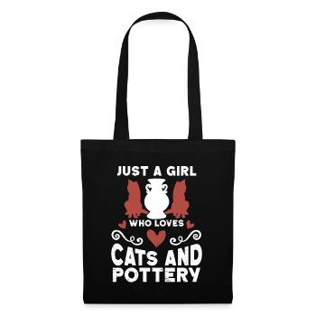 Ceramic Oven Cermaicist Ceramic Clay Oven Pot - Tote Bag - black - Front