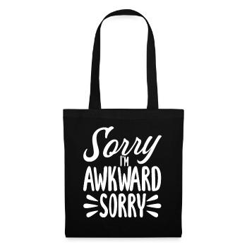 Cadeau Introverti Sarcastique Introverti - Sac en tissu - noir - Devant
