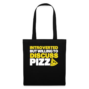 Introverted Gift Sarcastic Introverted - Tote Bag - black - Front