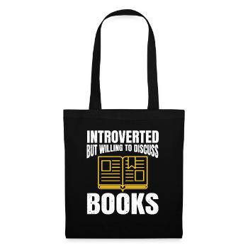 Cadeau Introverti Sarcastique Introverti - Sac en tissu - noir - Devant