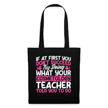 Cosmetology Gift Beautician - Tote Bag - black - Front