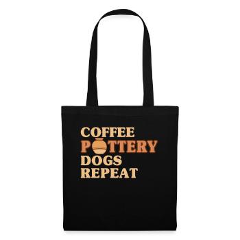 Ceramic Oven Cermaicist Ceramic Clay Oven Pot - Tote Bag - black - Front
