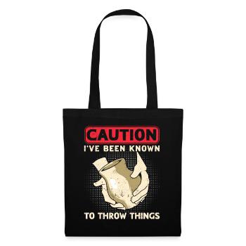 Ceramic Oven Cermaicist Ceramic Clay Oven Pot - Tote Bag - black - Front