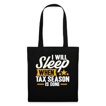 Tax Season Cpa Accountant Gift Tax Day - Tote Bag - black - Front