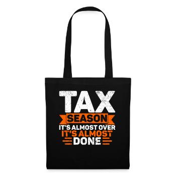 Tax Season Cpa Accountant Gift Tax Day - Tote Bag - black - Front