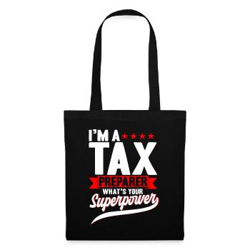 Tax Season Cpa Accountant Gift Tax Day - Tote Bag - black - Front