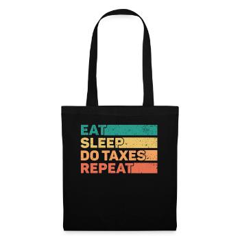 Tax Season Cpa Accountant Gift Tax Day - Tote Bag - black - Front