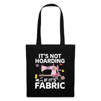 Quilting Gift Sewing Knitting Quilter - Tote Bag - black - Front