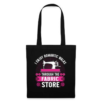 Quilting Gift Sewing Knitting Quilter - Tote Bag - black - Front