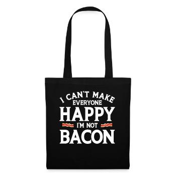Bacon Gift Bacon Saying Food Bacon - Tote Bag - black - Front