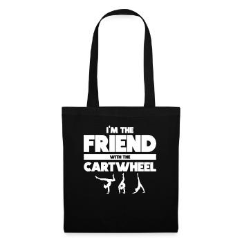 Wagon Wheel Girl Gymnastics Gift Wagon Wheels - Tote Bag - black - Front