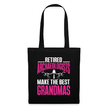 Archéologue Gift Archéologie - Sac en tissu - noir - Devant