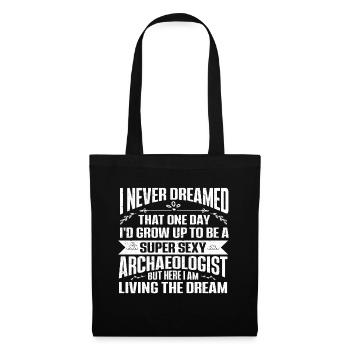 Archéologue Gift Archéologie - Sac en tissu - noir - Devant