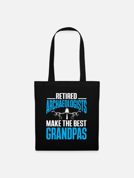 Archäologe Geschenk Archäologie - Stoffbeutel - Schwarz