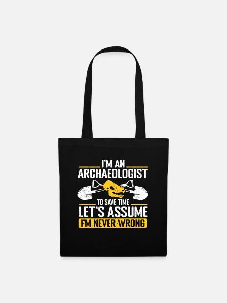 Archaeologist Gift Archaeology - Tote Bag - black