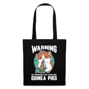 Guinea Pig Gift Pet Guinea Pig - Tote Bag - black - Front