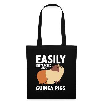 Guinea Pig Gift Pet Guinea Pig - Tote Bag - black - Front