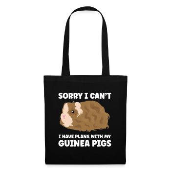 Guinea Pig Gift Pet Guinea Pig - Tote Bag - black - Front