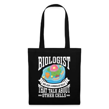 Biologiste Cadeau Biologie - Sac en tissu - noir - Devant