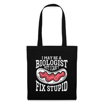Biologiste Cadeau Biologie - Sac en tissu - noir - Devant