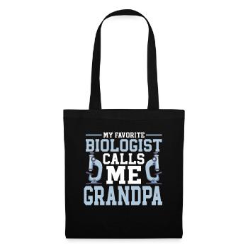 Biologiste Cadeau Biologie - Sac en tissu - noir - Devant