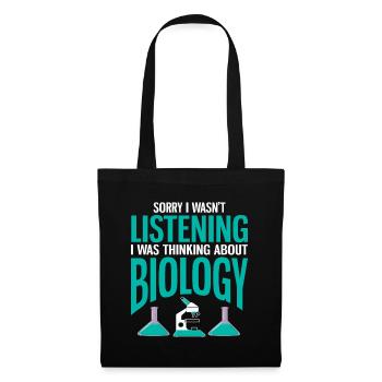 Biologiste Cadeau Biologie - Sac en tissu - noir - Devant