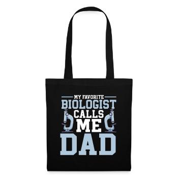 Biologiste Cadeau Biologie - Sac en tissu - noir - Devant