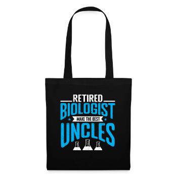 Biologiste Cadeau Biologie - Sac en tissu - noir - Devant