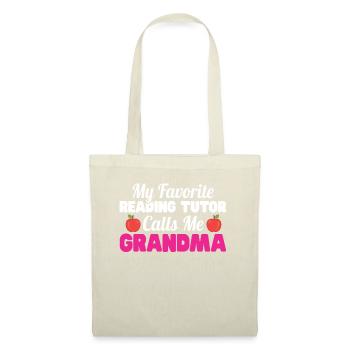 Tuteur Cadeau Tuteur - Sac en tissu - nature - Devant
