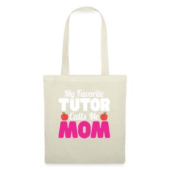 Tuteur Cadeau Tuteur - Sac en tissu - nature - Devant