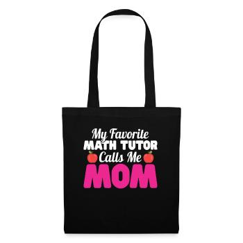Tuteur Cadeau Tuteur - Sac en tissu - noir - Devant