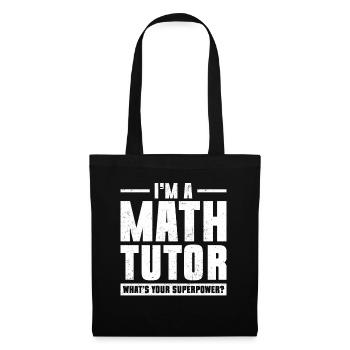 Tuteur Cadeau Tuteur - Sac en tissu - noir - Devant