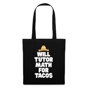 Tuteur Cadeau Tuteur - Sac en tissu - noir - Devant