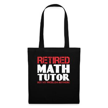 Tuteur Cadeau Tuteur - Sac en tissu - noir - Devant