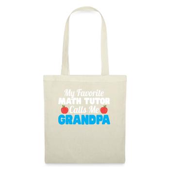 Tuteur Cadeau Tuteur - Sac en tissu - nature - Devant