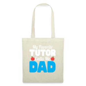 Tuteur Cadeau Tuteur - Sac en tissu - nature - Devant
