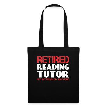 Tuteur Cadeau Tuteur - Sac en tissu - noir - Devant