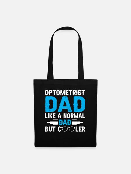 Optiker Geschenk Optometrie - Stoffbeutel - Schwarz
