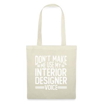 Interior Designer Gift Interior Decoration Designer - Tote Bag - nature - Front