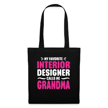 Interior Designer Gift Interior Decoration Designer - Tote Bag - black - Front