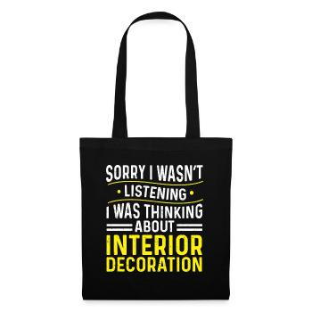 Interior Designer Gift Interior Decoration Designer - Tote Bag - black - Front